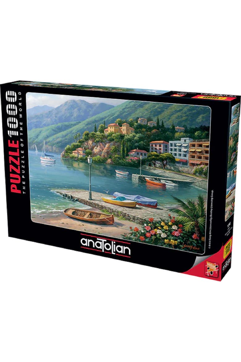 Hillside Harbor Cove 1000 piece Jigsaw Puzzle for Adults, Main, color, Multicolor