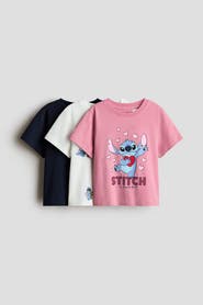H&M 3-pack Printed Jersey Tops