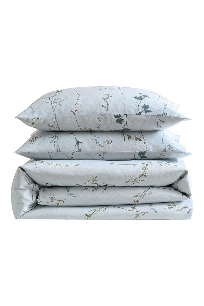 Wildflower Duvet Set, Main, color, LIGHT / MEDIUM BLUE