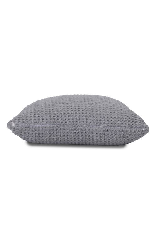 Barefoot Dreams Cozychic® Waffle Knit Accent Pillow In Dove Gray