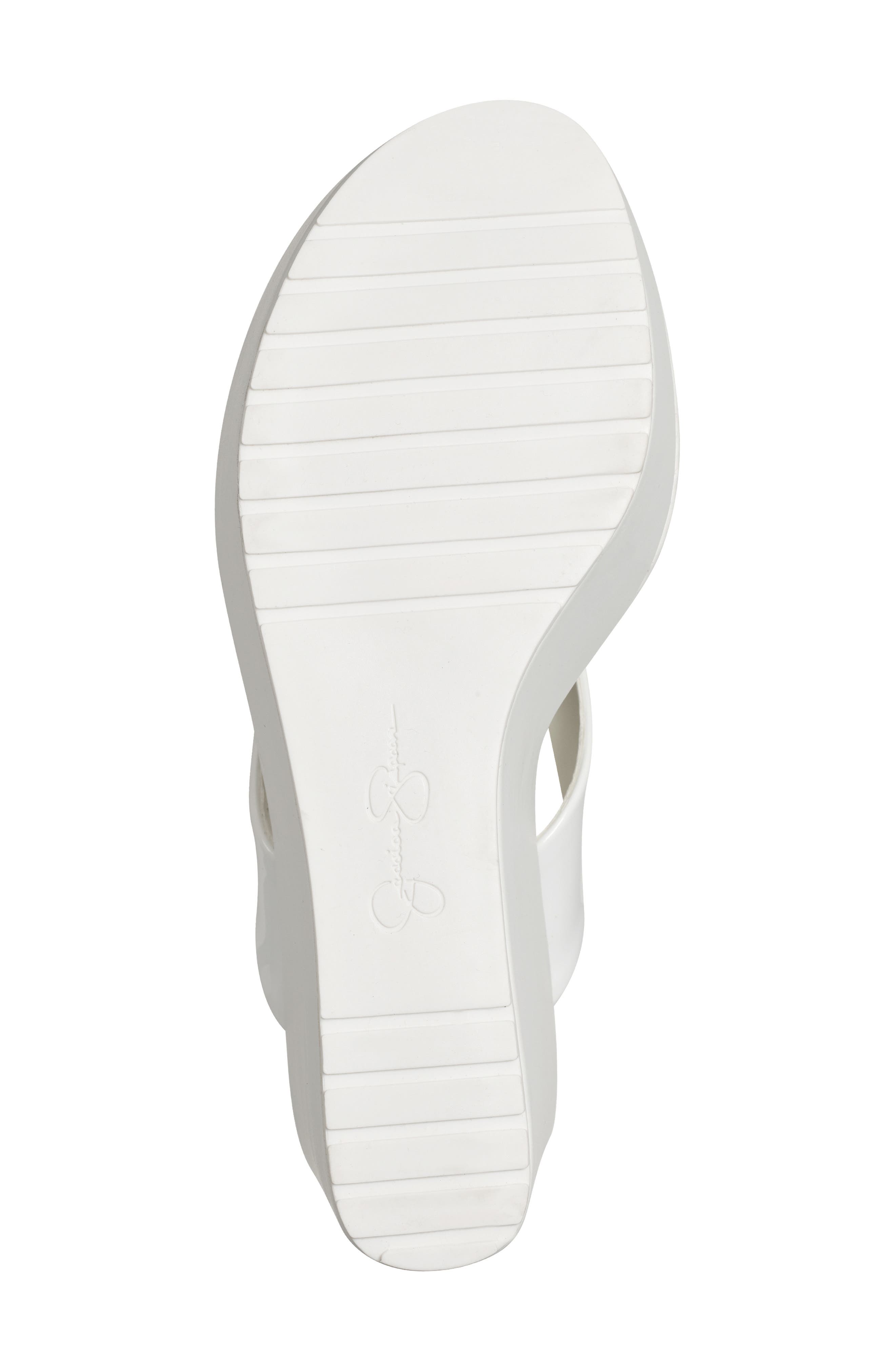 Stilla Platform Wedge Flip Flop, Alternate, color, WHITE