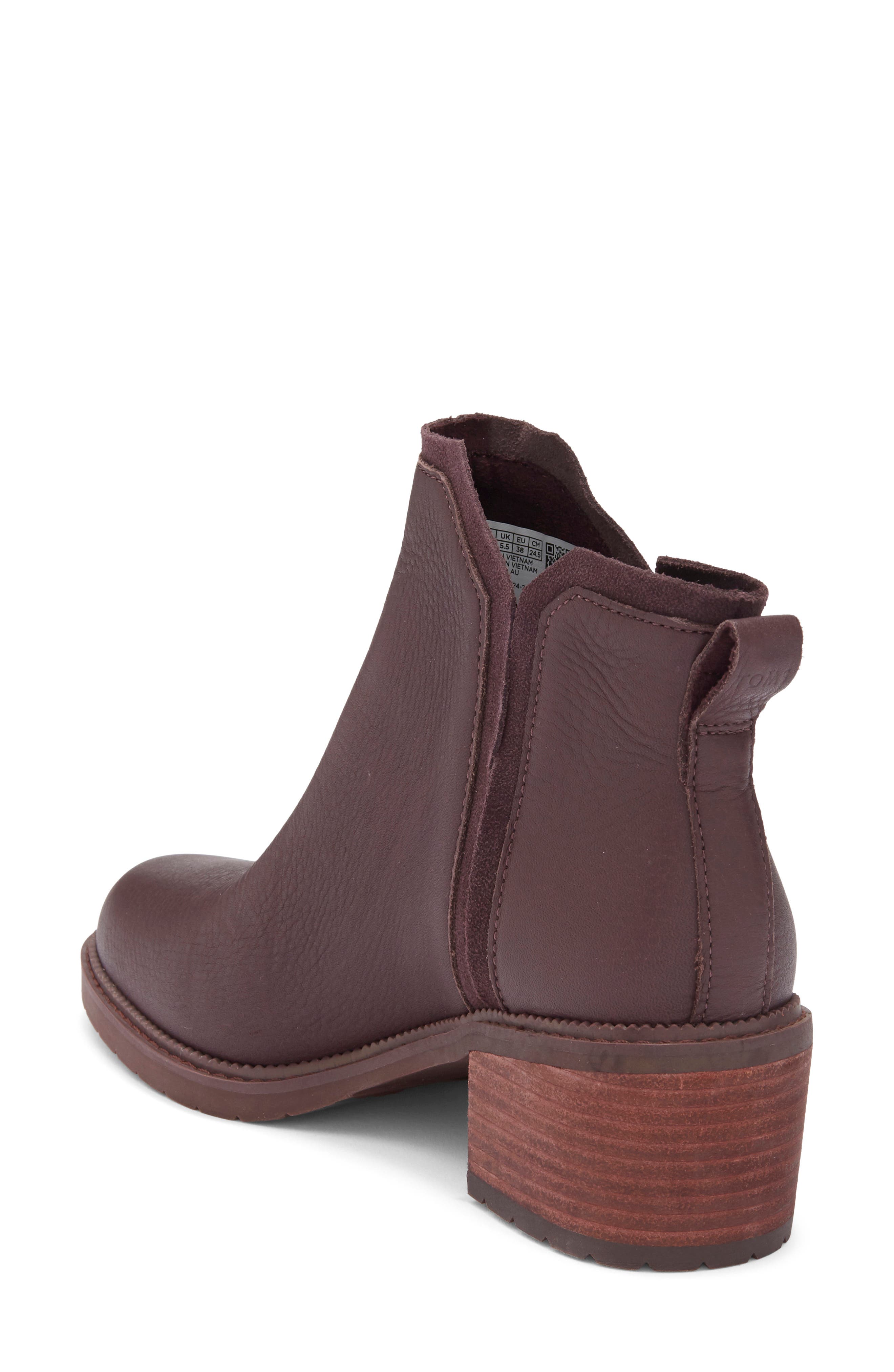 TOMS Hailey Boot, Alternate, color, Plum