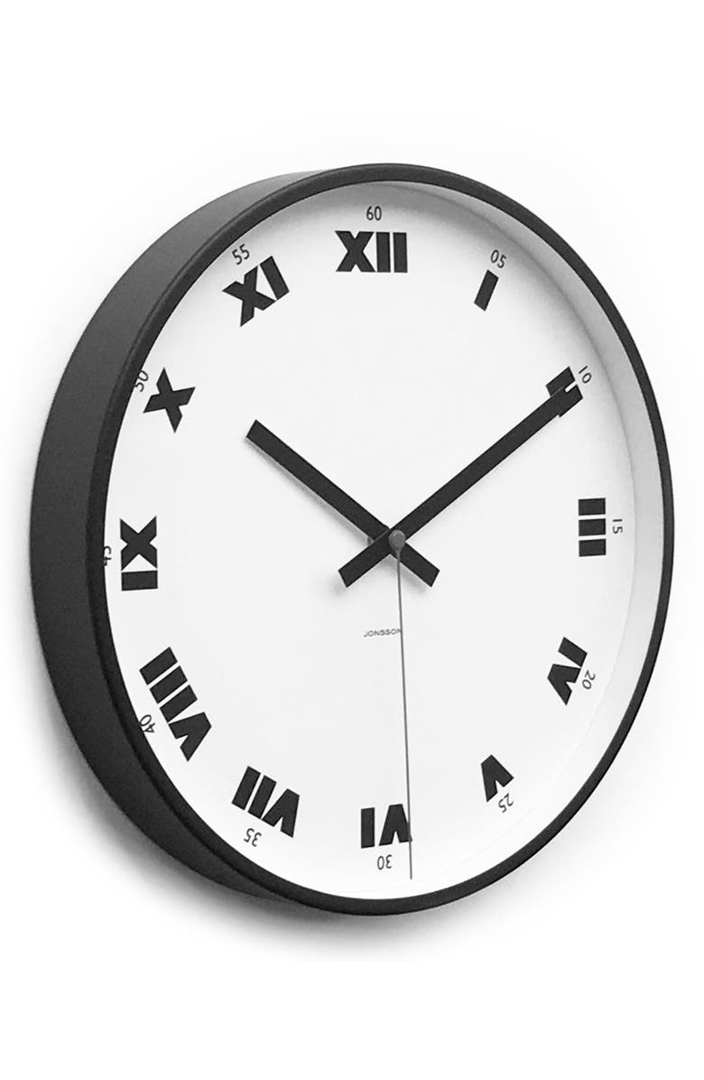 Jonsson Clocks Roma Wall Clock, Alternate, color, 