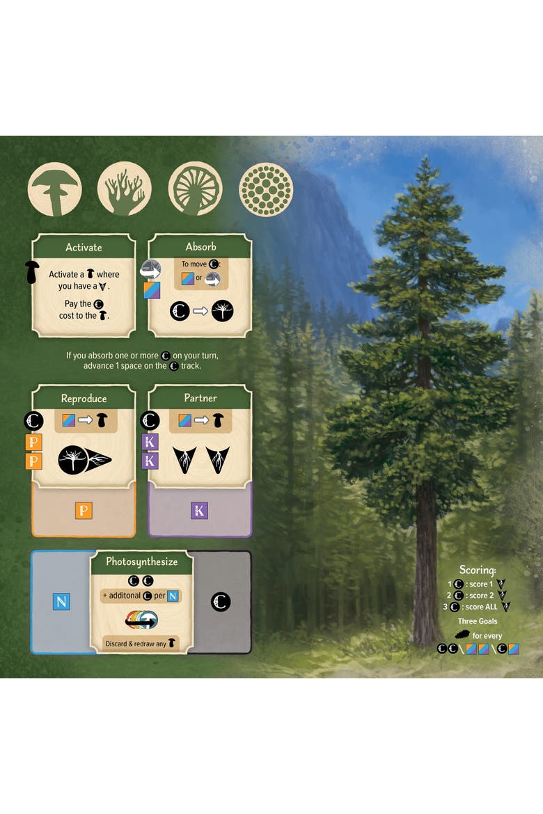 Undergrove  Strategy Board Game, Alternate, color, Multicolored