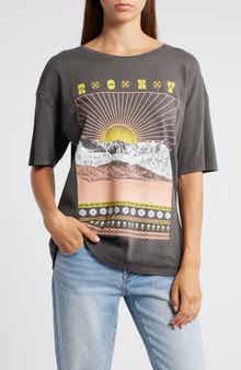 Roxy Paradise Peaks Cotton Graphic T-Shirt