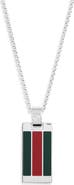 Gucci Web Pendant Necklace