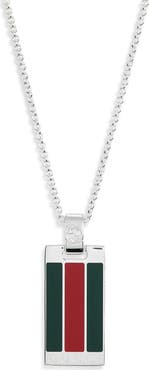 Gucci Web Pendant Necklace