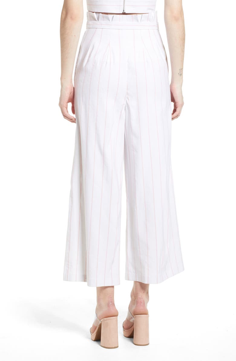 Leith High Waist Crop Wide Leg Pants, Alternate, color,