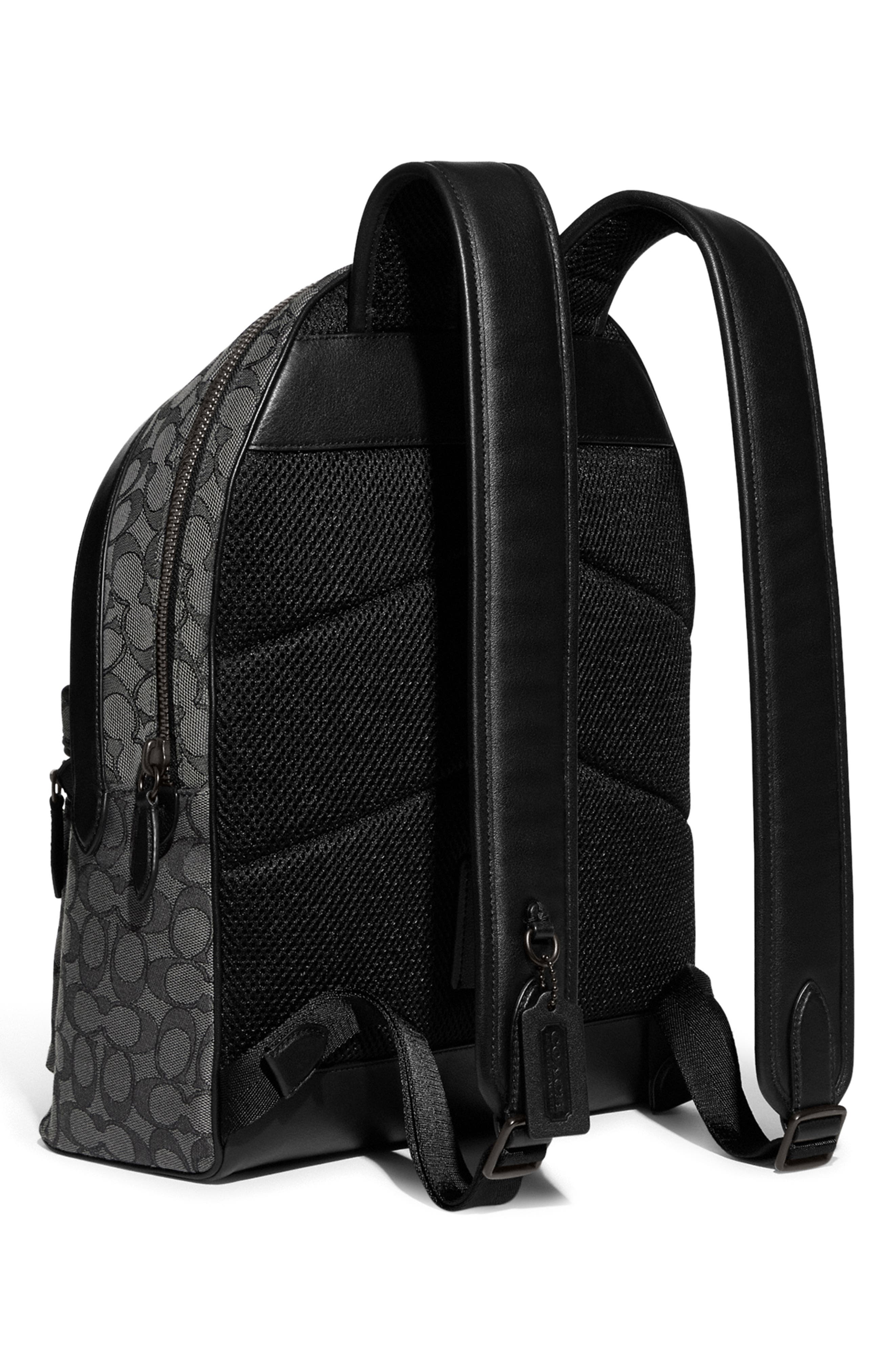 COACH Charter Signature Jacquard Backpack, Alternate, color, 