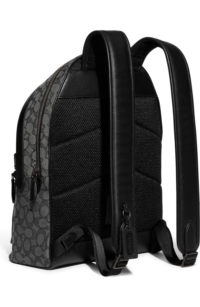 COACH Charter Signature Jacquard Backpack, Alternate, color,