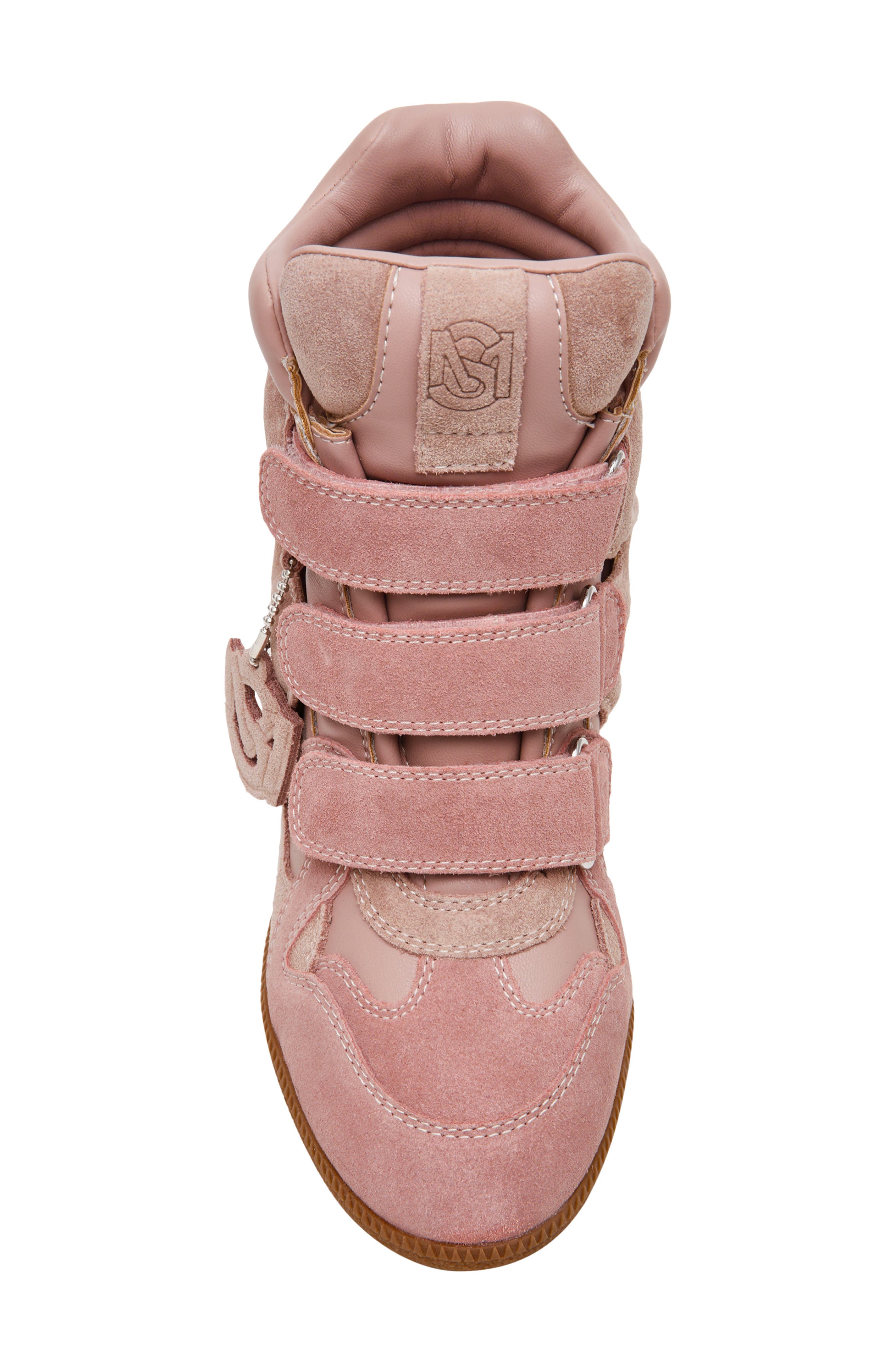 Mavis Wedge High Top Sneaker, Alternate, color, PNK MULTI
