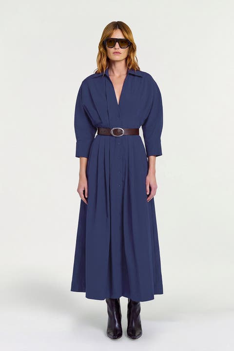 Lanae V Neck Midi Dress