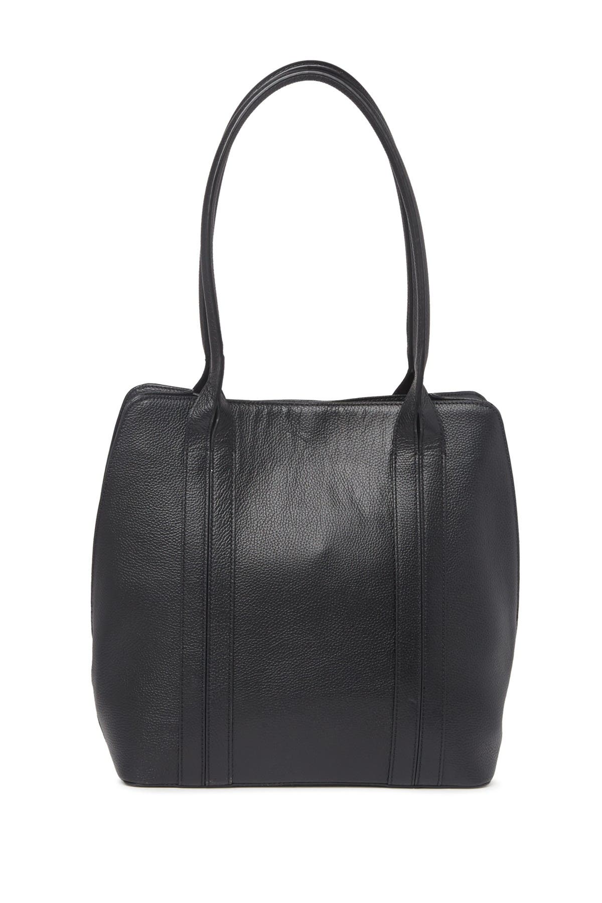 Donna Karan New York Perry North/South Leather Shoulder Bag, Alternate, color, 