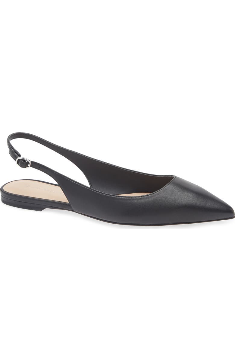Stuart Weitzman Mara Pointed Toe Slingback Flat, Main, color,