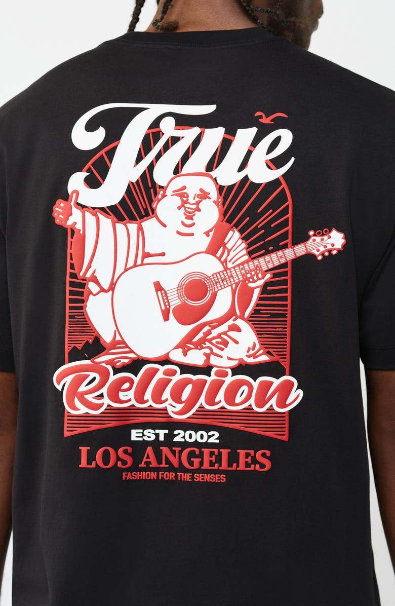 True Religion Cali Bay Big Buddha Graphic T-Shirt, Alternate, color, 