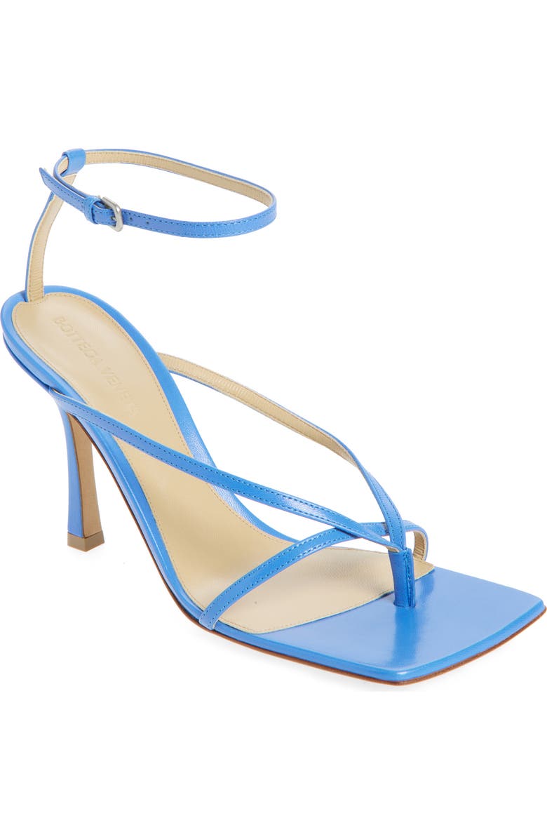 Bottega Veneta Ankle Strap Sandal, Main, color, Aquarium
