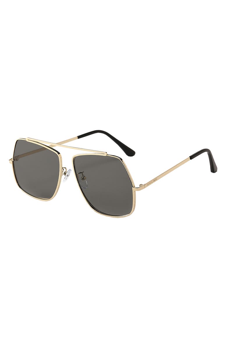 Fifth & Ninth Sofia 54mm Geometric Aviator Sunglasses, Main, color,