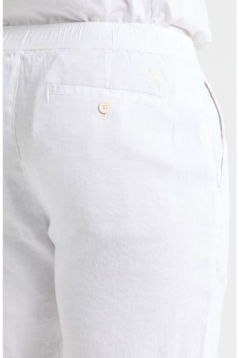Beach Coast Linen Pants, Alternate, color, WHITE