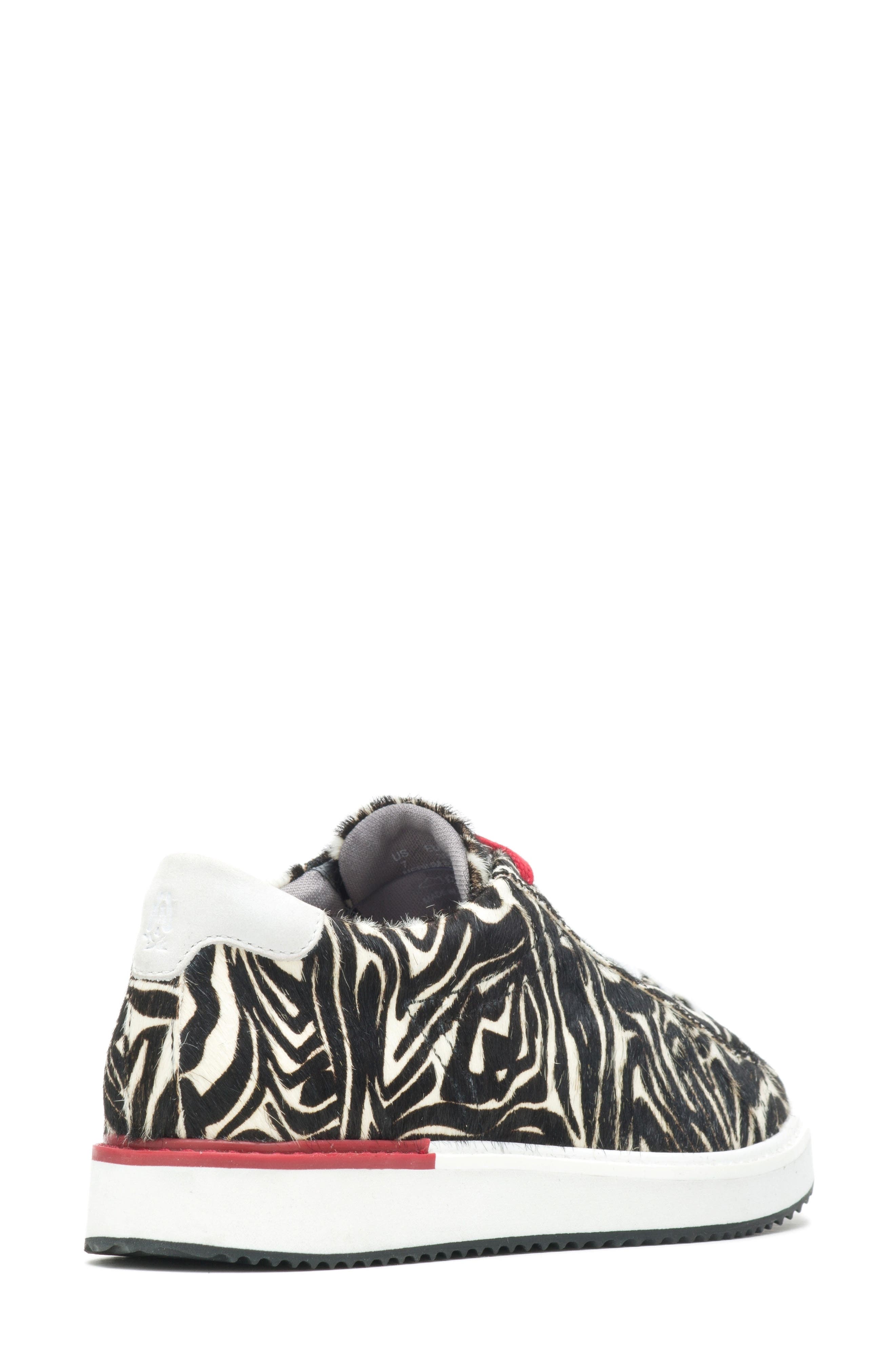 Sabine Genuine Calf Hair Sneaker, Alternate, color, ZEBRA CALF HAIR