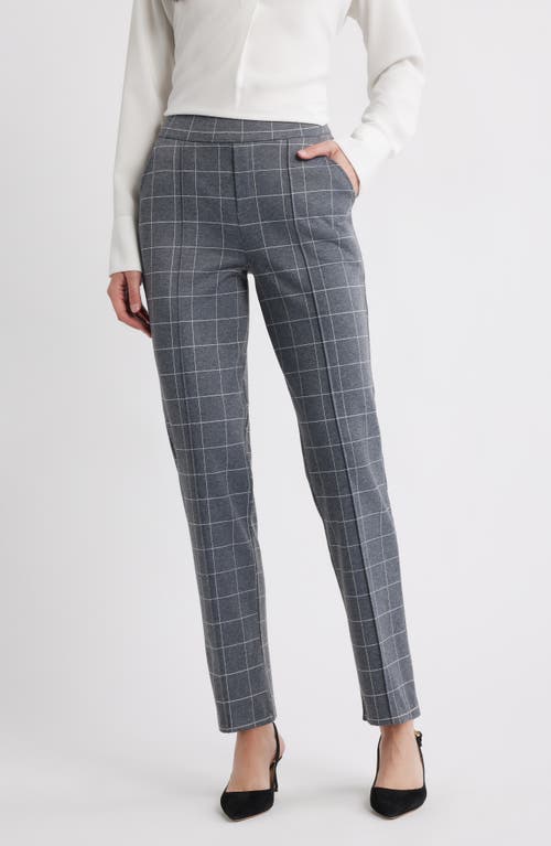 Hue Pintuck Slim Fit Pull-on Pants In Multi