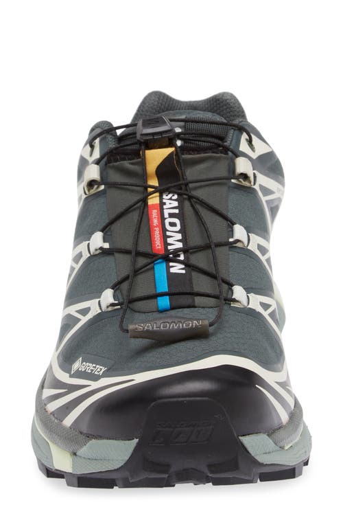 Salomon Gender Inclusive Xt-6 Gore-tex® Waterproof Sneaker In Olive Night