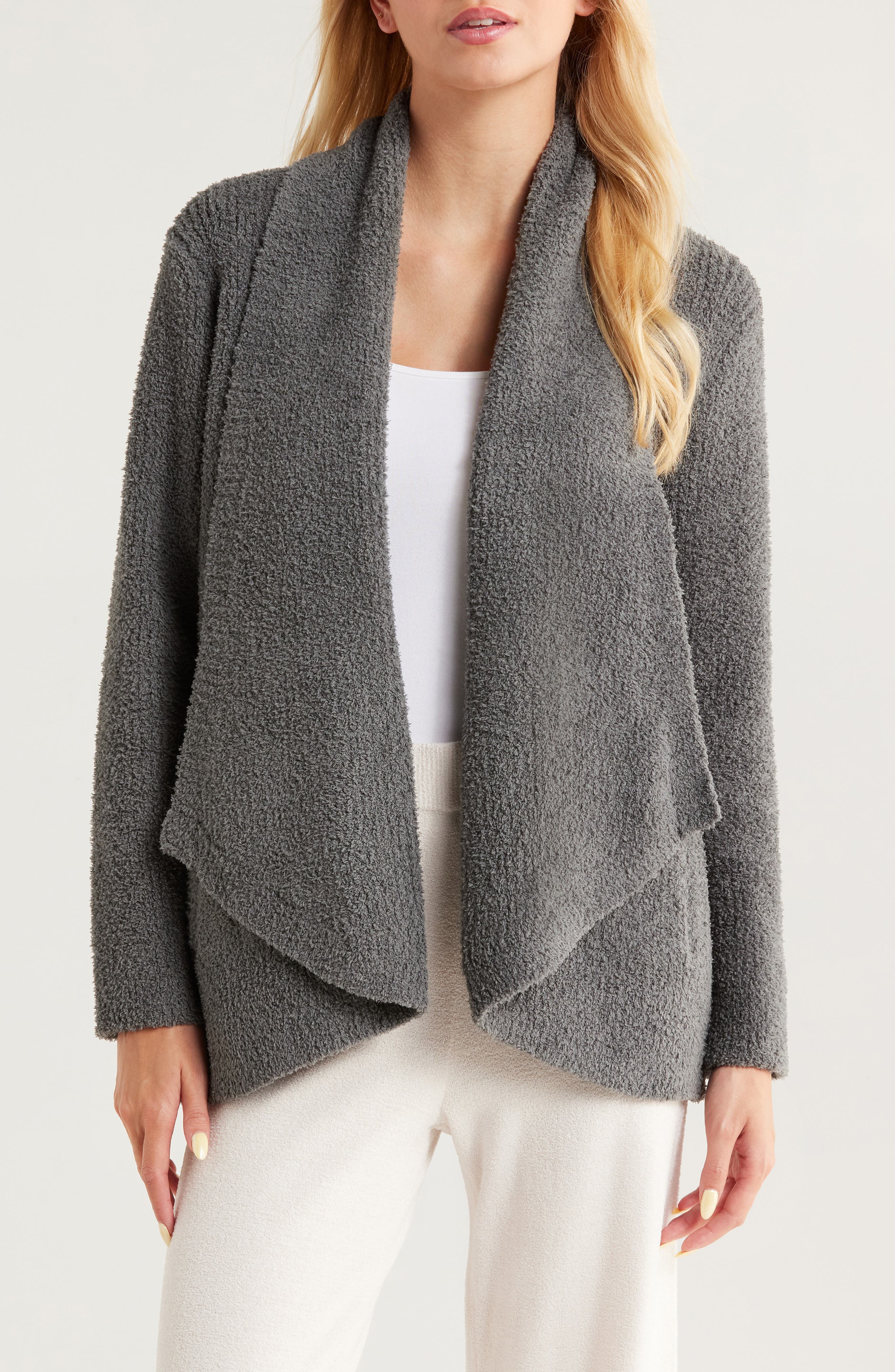 Barefoot Dreams® Cozy Chic® Shawl Collar Rib Cardigan