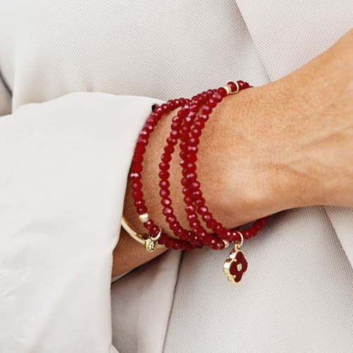 Bowood Lane Knox Charm Bracelet In Brown