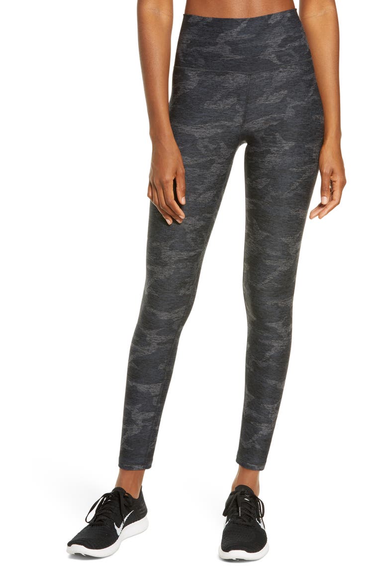 Clean Elevation Performance Leggings, Main, color, BLACK CAMO