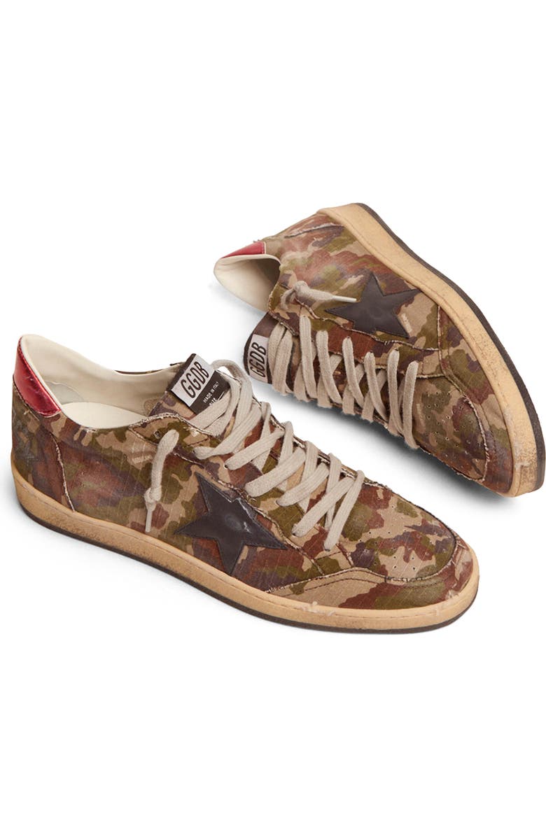 Golden Goose Ball Star Camo Sneaker, Main, color,