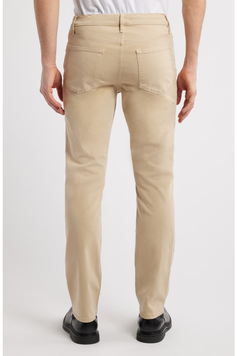 Modern Straight Leg Five-Pocket Twill Pants, Alternate, color, BEIGE