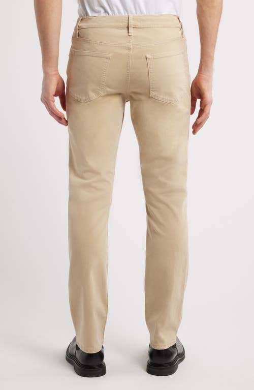 Frame Modern Straight Leg Jeans In Beige