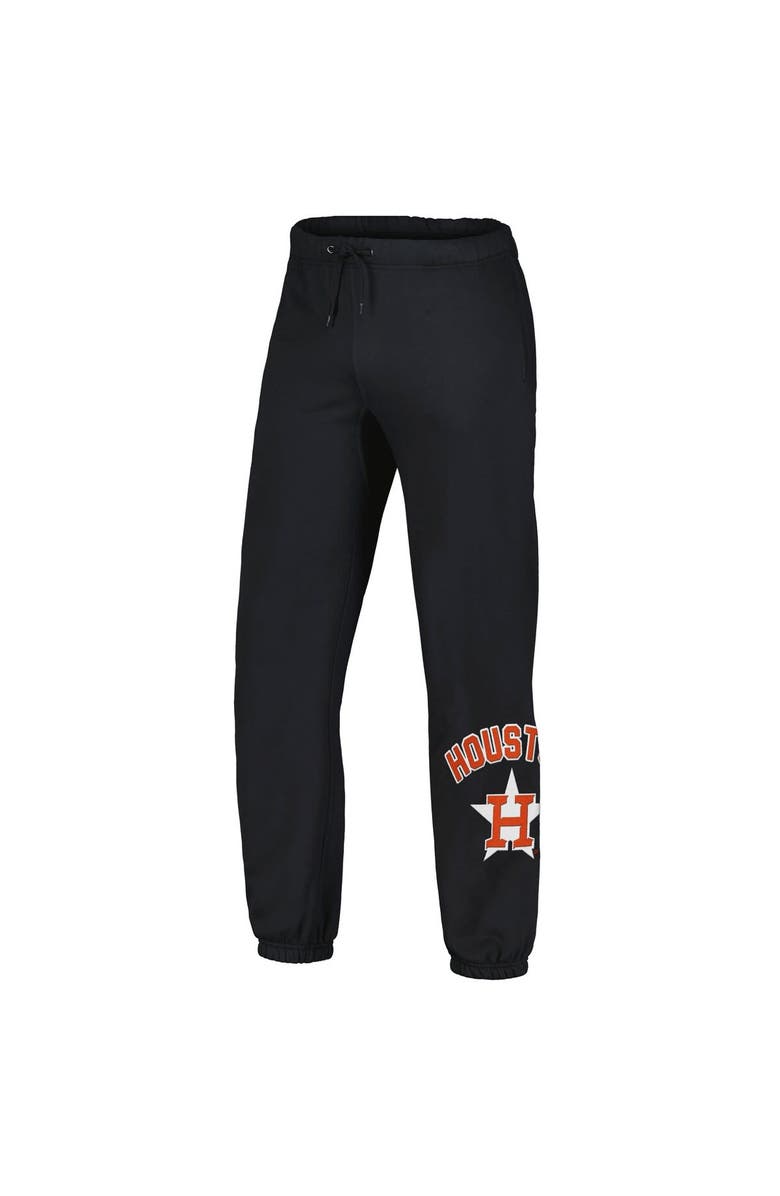 PLEASURES Men's PLEASURES Black Houston Astros Opening Day Sweatpants, Alternate, color, Black