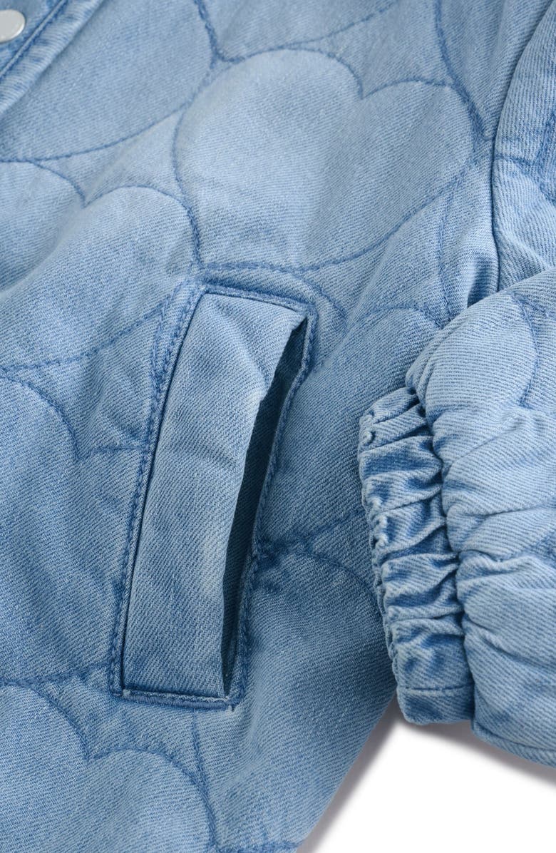 NEXT Kids' Quilted Denim Jacket, Alternate, color, 