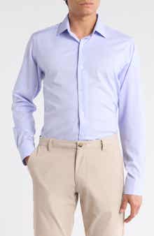 Nautica Slim Fit Micro Check Dress Shirt