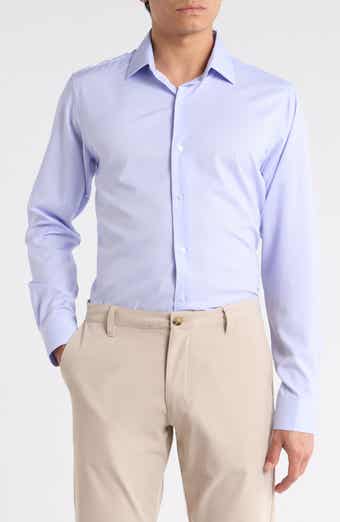 Nautica Slim Fit Micro Check Dress Shirt
