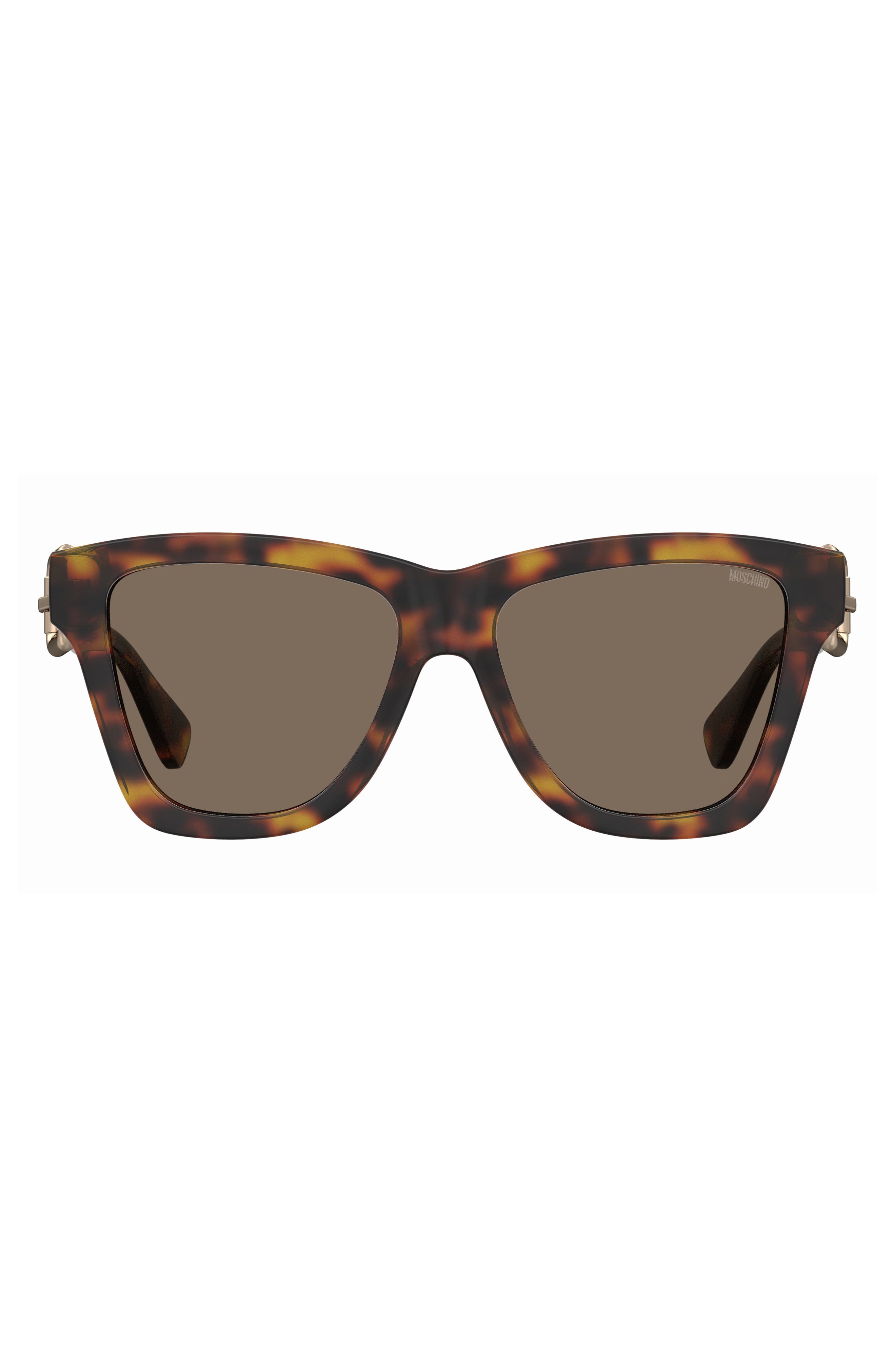 Moschino 54mm Gradient Rectangular Sunglasses