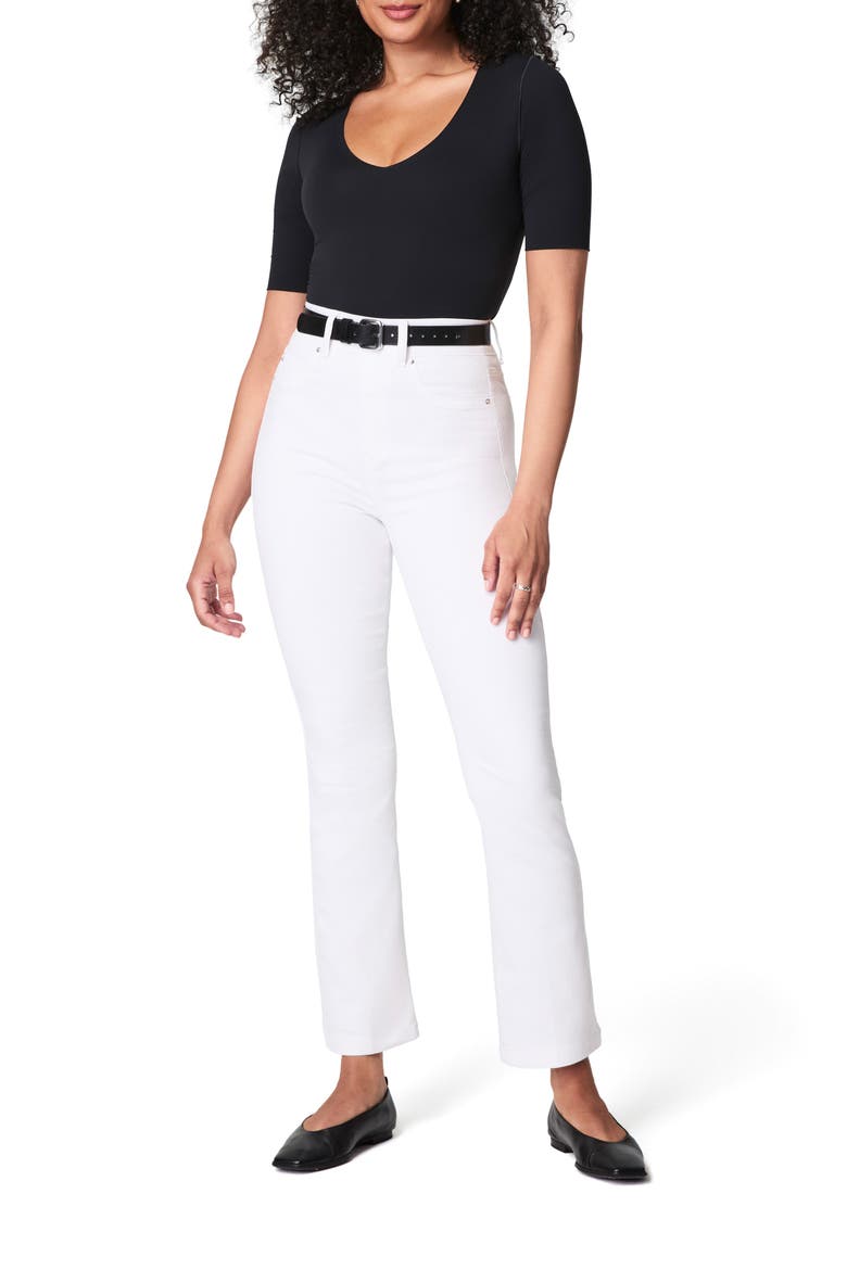 SPANXshape™ EveryWear Kick Flare Jeans, Alternate, color, WHITE
