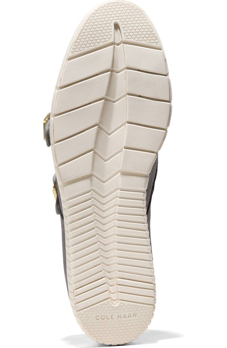 Cole Haan Grand City Platform Monk Sneaker, Alternate, color, Frost Gray Suede/ Ivory