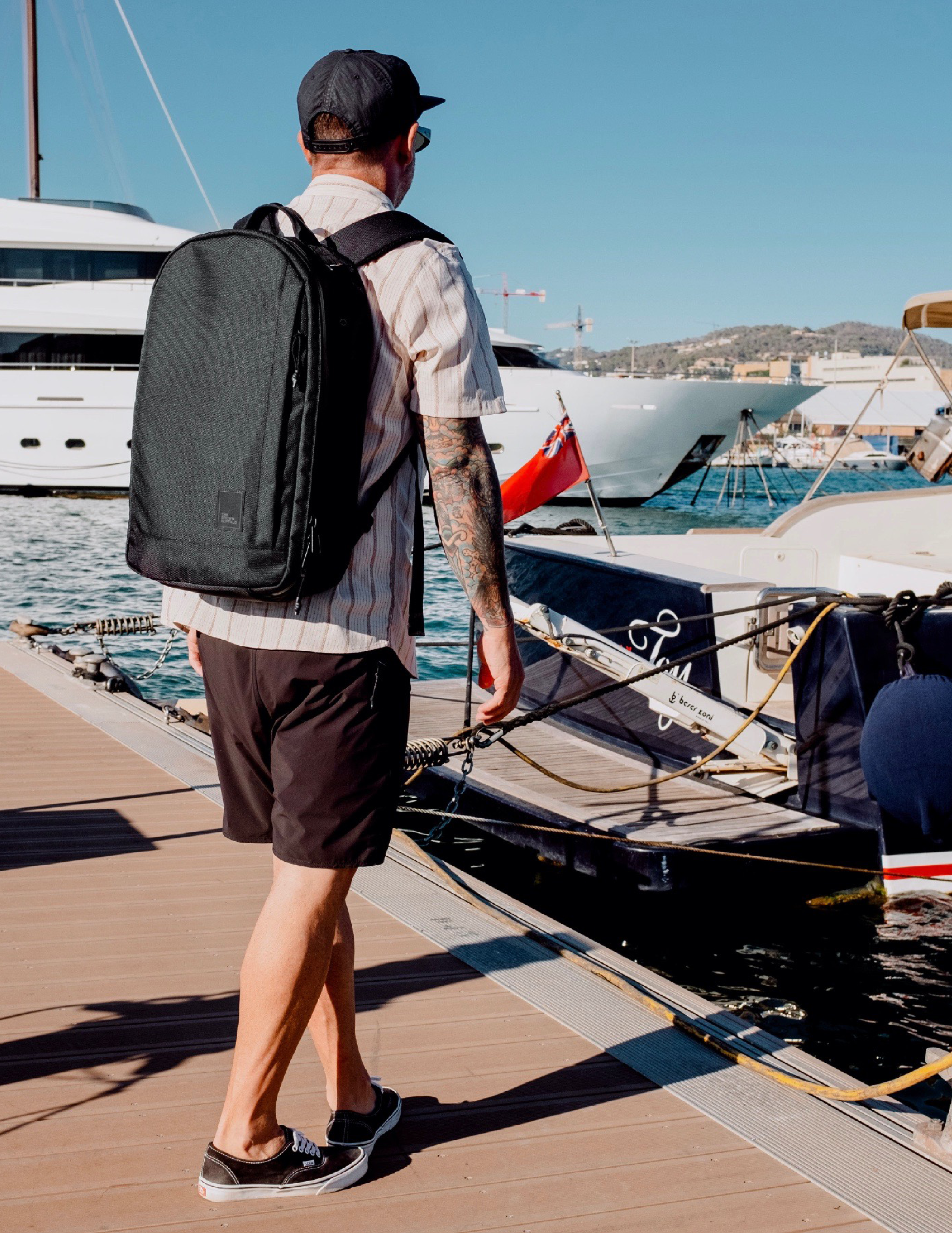 The Brown Buffalo Conceal Pack 21L Backpack, Alternate, color, Balistic-Black