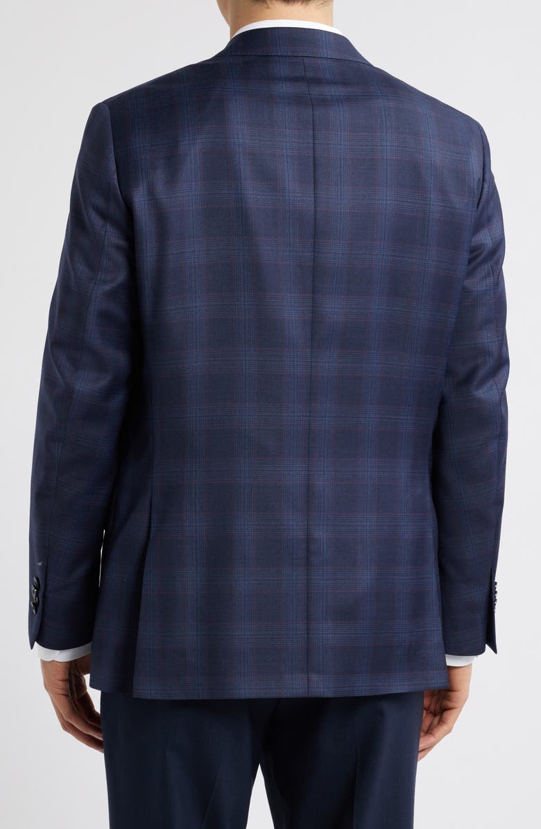 Peter Millar Hartford Classic Fit Plaid Wool Sport Coat, Alternate, color, 
