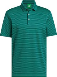 adidas Stripe Golf Polo