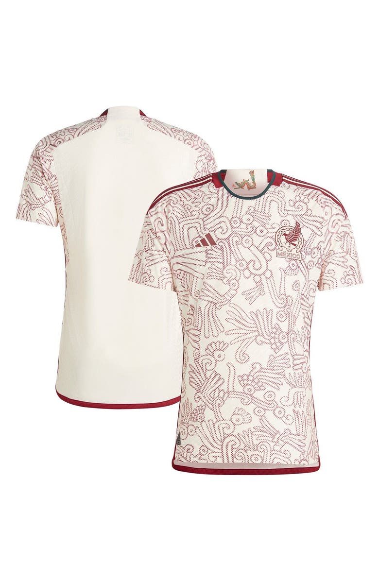 adidas Men's adidas White Mexico National Team 2022/23 Away Authentic Jersey, Alternate, color,