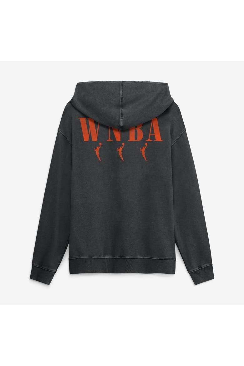 Men's Fanatics Black WNBA Relaxed Washed Hoodie, Alternate, color, Black