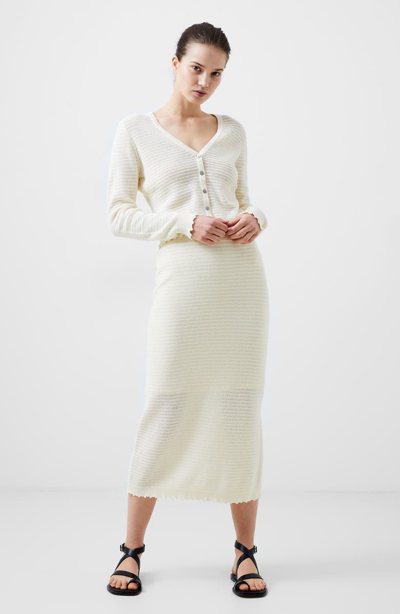 French Connection Nesta Open Stitch Cardigan, Alternate, color, 