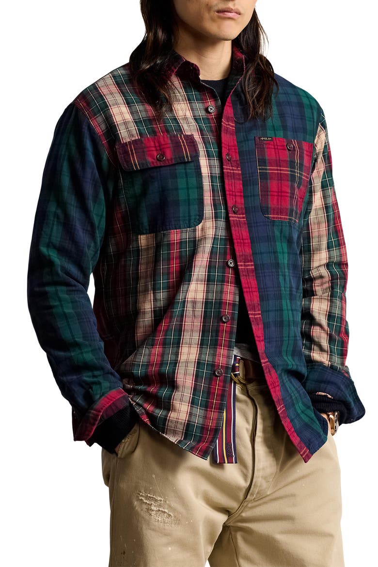 Plaid Classic Fit Brushed Oxford Button-Down Shirt, Main, color, FUN SHIRT