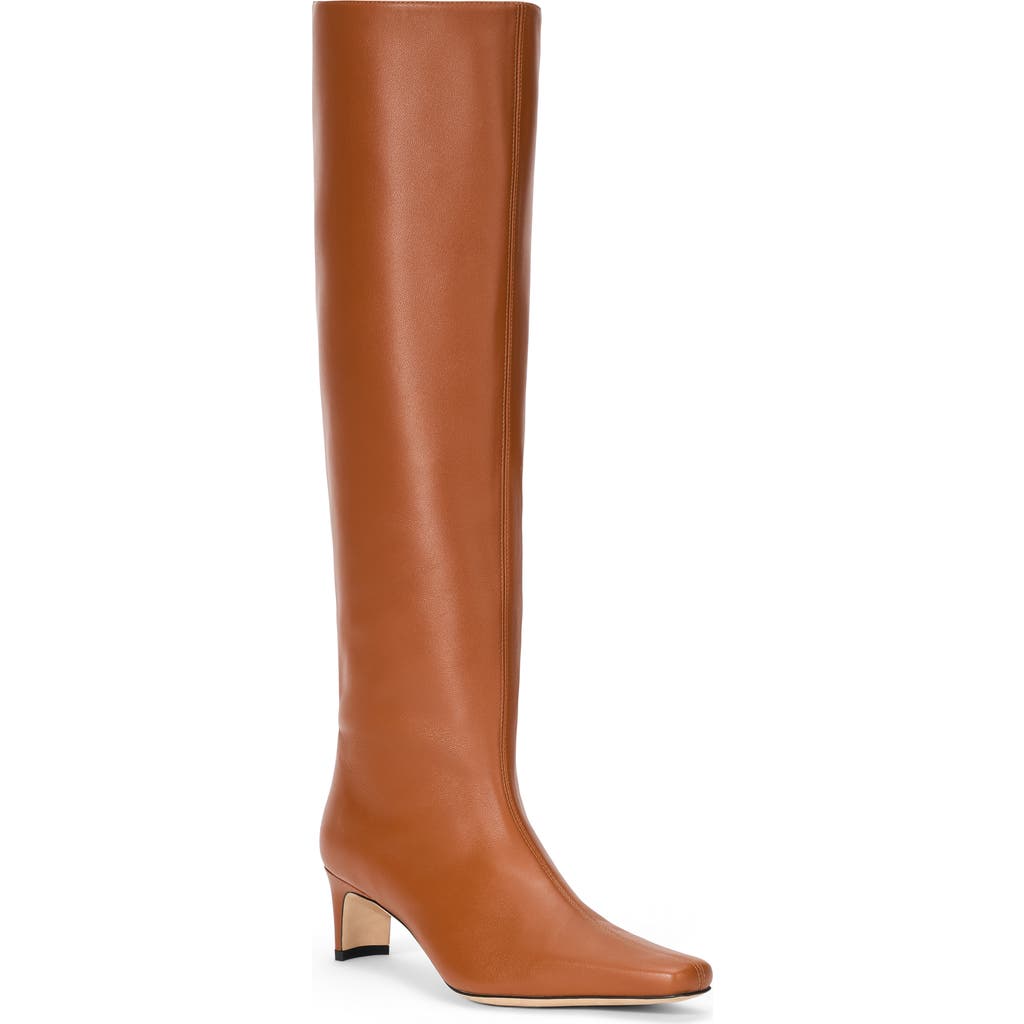 Staud Wally Knee High Boot In Brown