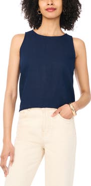 Vince Camuto Keyhole Back Sleeveless Top