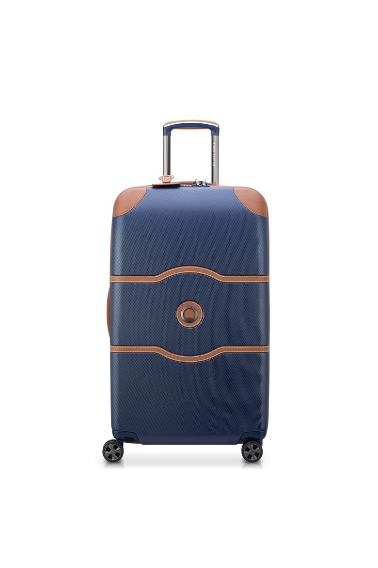 Chatelet Air 2.0 Hardside 26" Large Checked Spinner Luggage, Main, color, Navy Blue