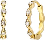Sethi Couture Eleanor Diamond Huggie Hoop Earrings