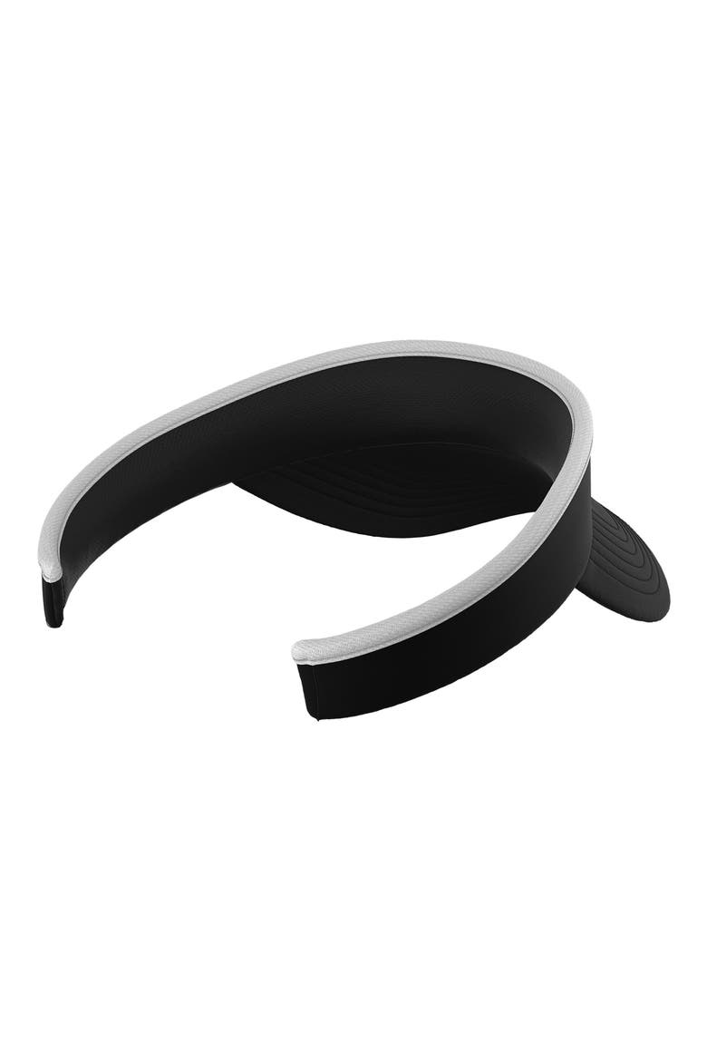 Match 2 Visor, Alternate, color, BLACK/ WHITE